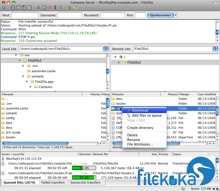 FileZilla Server